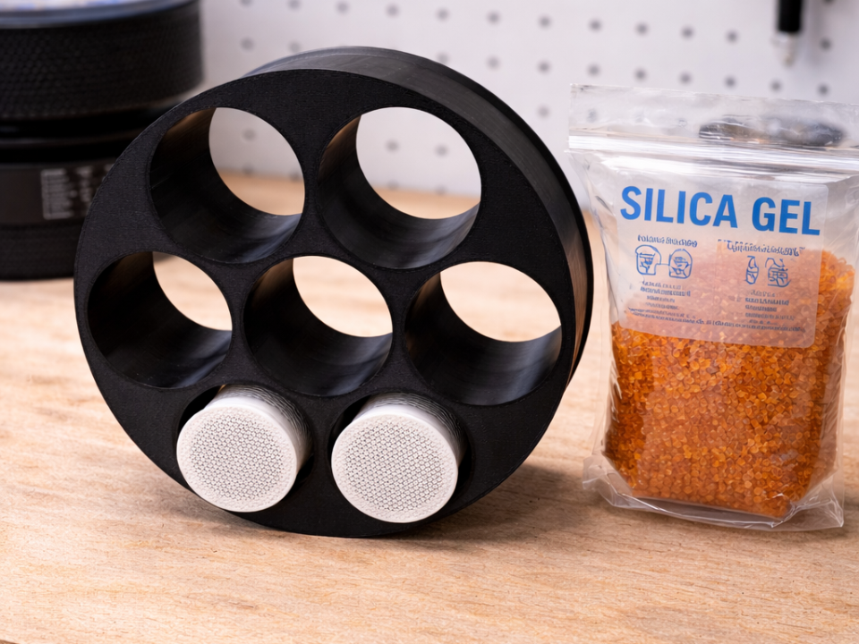 Silica Box Spool holder for filament dryer