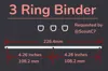 3-ring binder