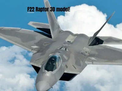 F-22 Raptor 3D model!