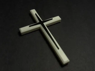 Cross for car mirror