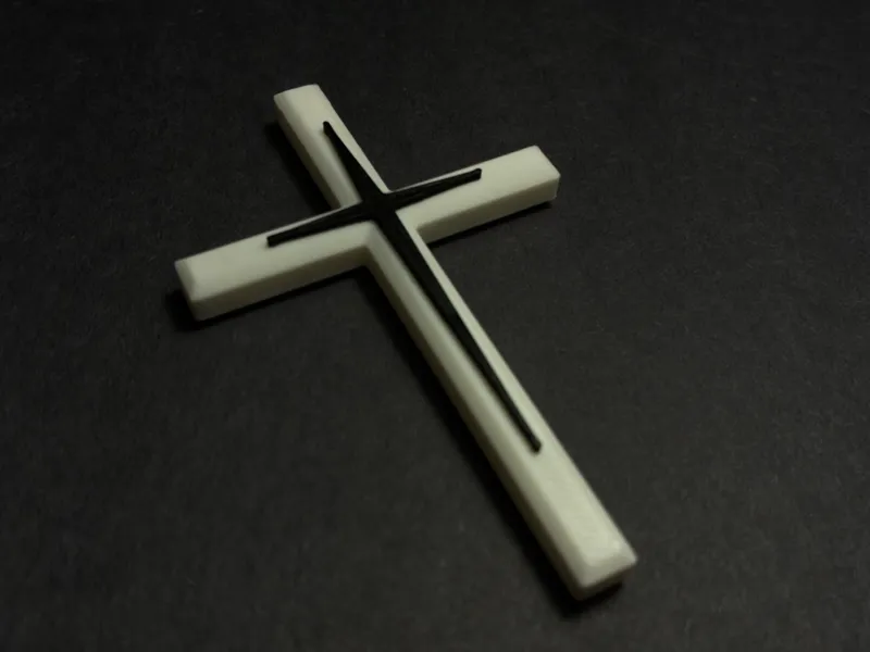 Cross for car mirror