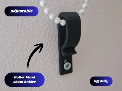 Roller blind chain holder