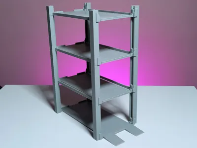 Parking Vertical Modulable - LÉGO Speed Champions
