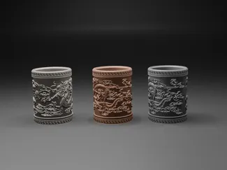 Dragon pencil holder