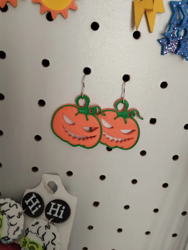 Pumpkin Earring