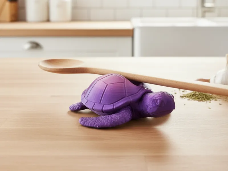 Schildkröte-Löffelablage