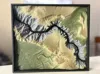 Topography Map: Painted Canyon Walls