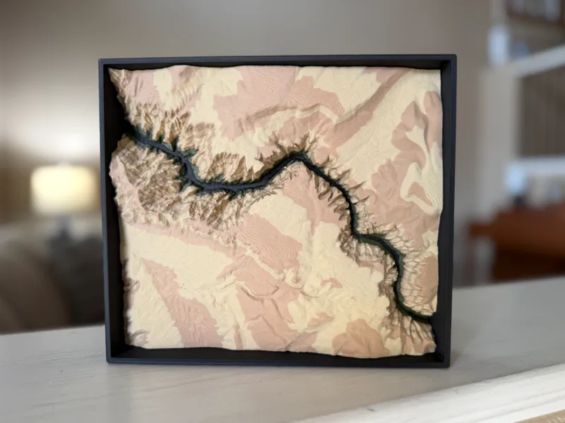 Black Canyon-Gunnison National Park Topography Map