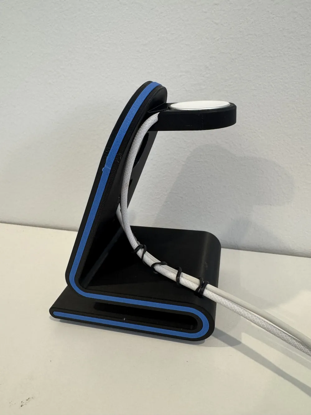 Magsafe Charging Stand with Apple Watch ledge - Free 3D Print Model ...