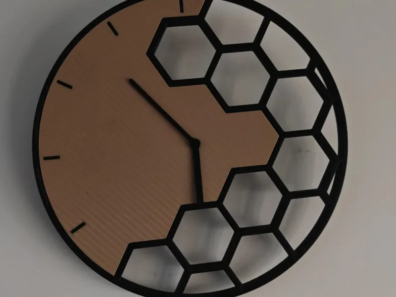 Horloge nid d'abeille