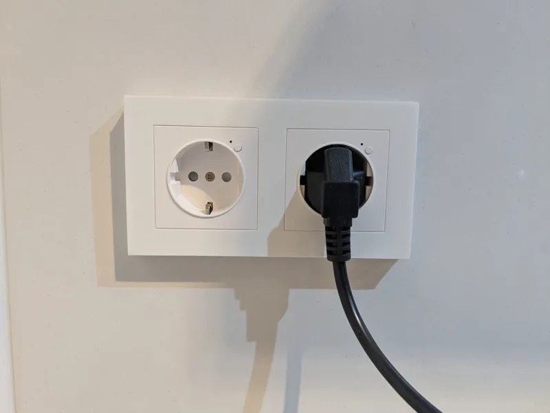 Double Wall Plate for Aqara H2 EU outlet