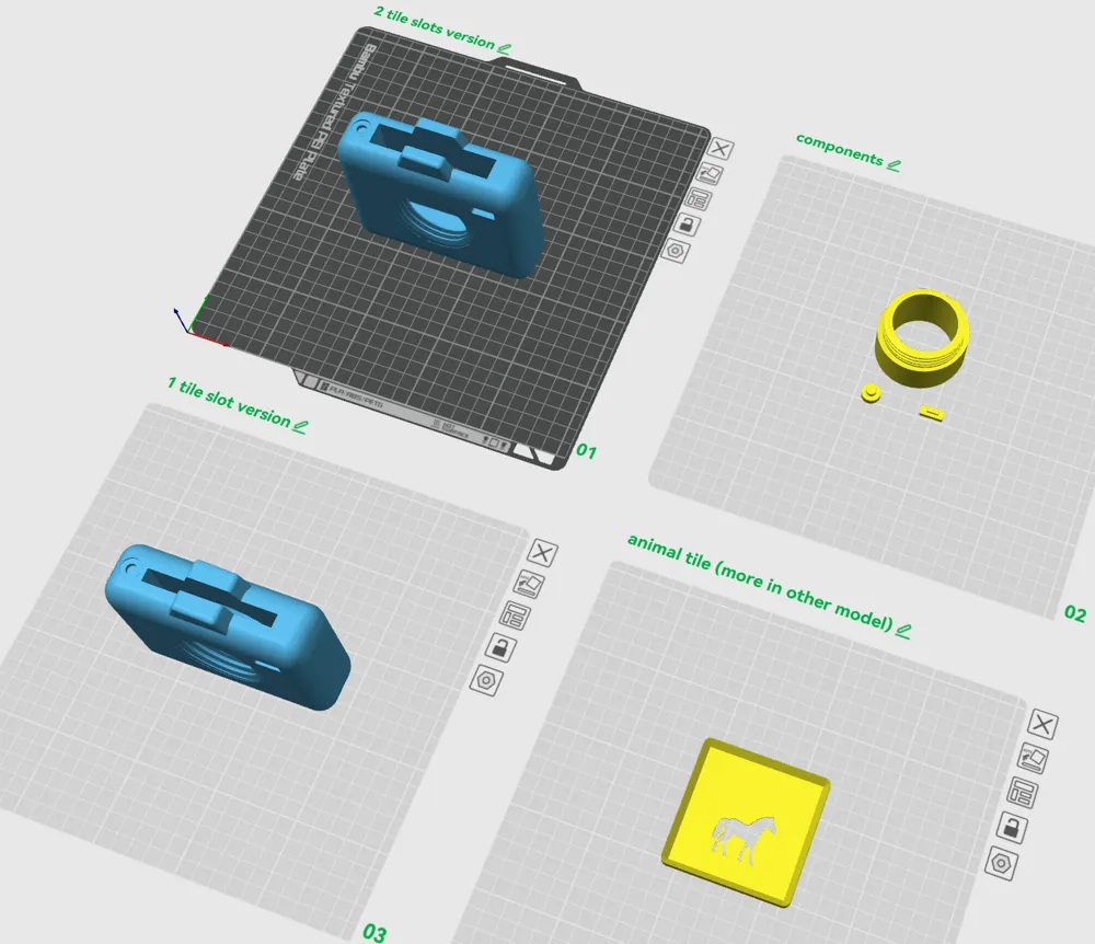 Color Camera for Magnetic Tiles - Free 3D Print Model - MakerWorld