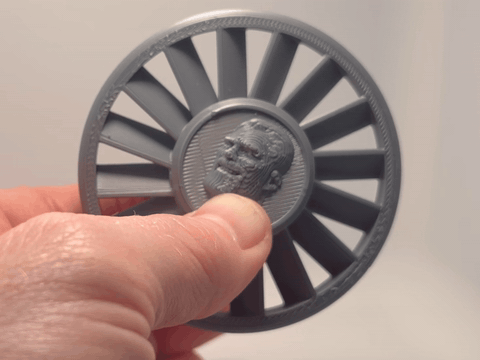GigaChad Fidget Spinner - Print in Place