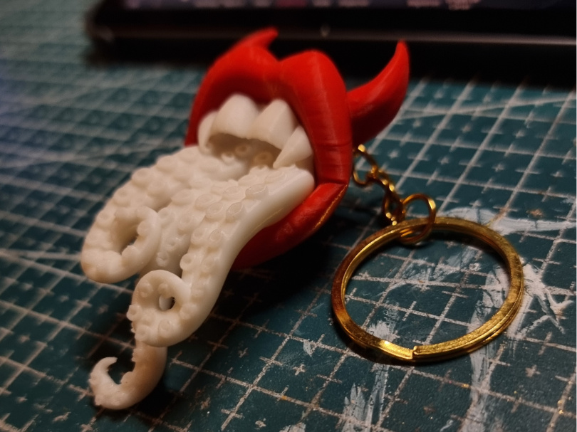 Sweet but Deadly Keychain (two part)