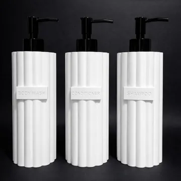 Letrero o emblema decorativo: Bathroom Dispenser Set – Shampoo & Body Wash — vista de referencia 4