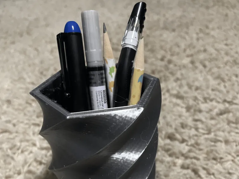 Spiral Pencil Cup & Desk Organizer