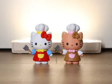 Accesorio para impresora 3D: 默默森林丨Chef Hello Kitty 妹妹 来客串咯 - 全分件无需AMS — vista de referencia 4
