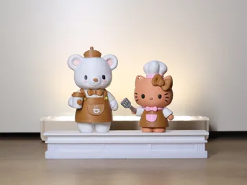 Accesorio para impresora 3D: 默默森林丨Chef Hello Kitty 妹妹 来客串咯 - 全分件无需AMS — vista de referencia 5
