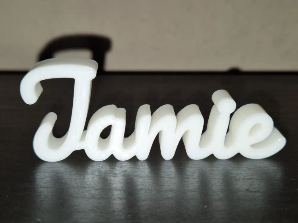 Jamie Name Sign Display Decor by GabTMakerWorld: Download Free 3D Models