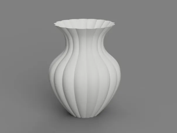 Voluptuous vase