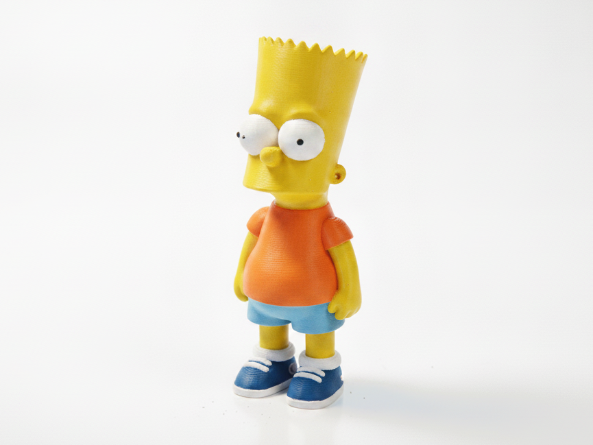 Bart Simpson Figurine Cartoon 3D Printable