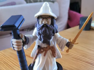 Gandalf the shaved - Henson AL13 razor stand