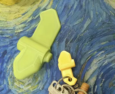BLU-43B Dragontooth Butterfly Mine Keychain
