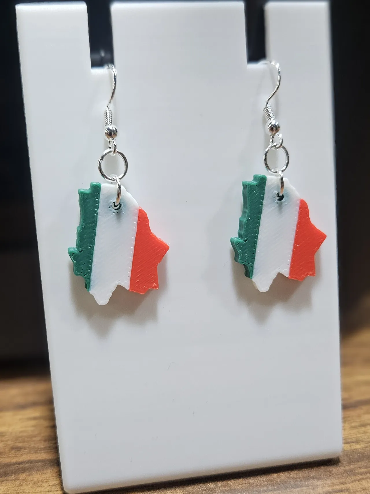 Chihuahua Mexican Flag Earrings view 4