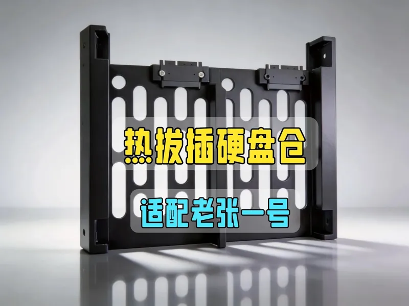 硬盘仓单元 适配老张一号NAS（支持热拔插）