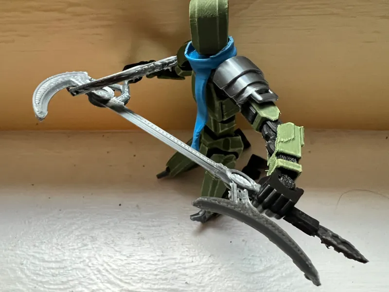 Dummy 13 Cyber Mantis hook swords