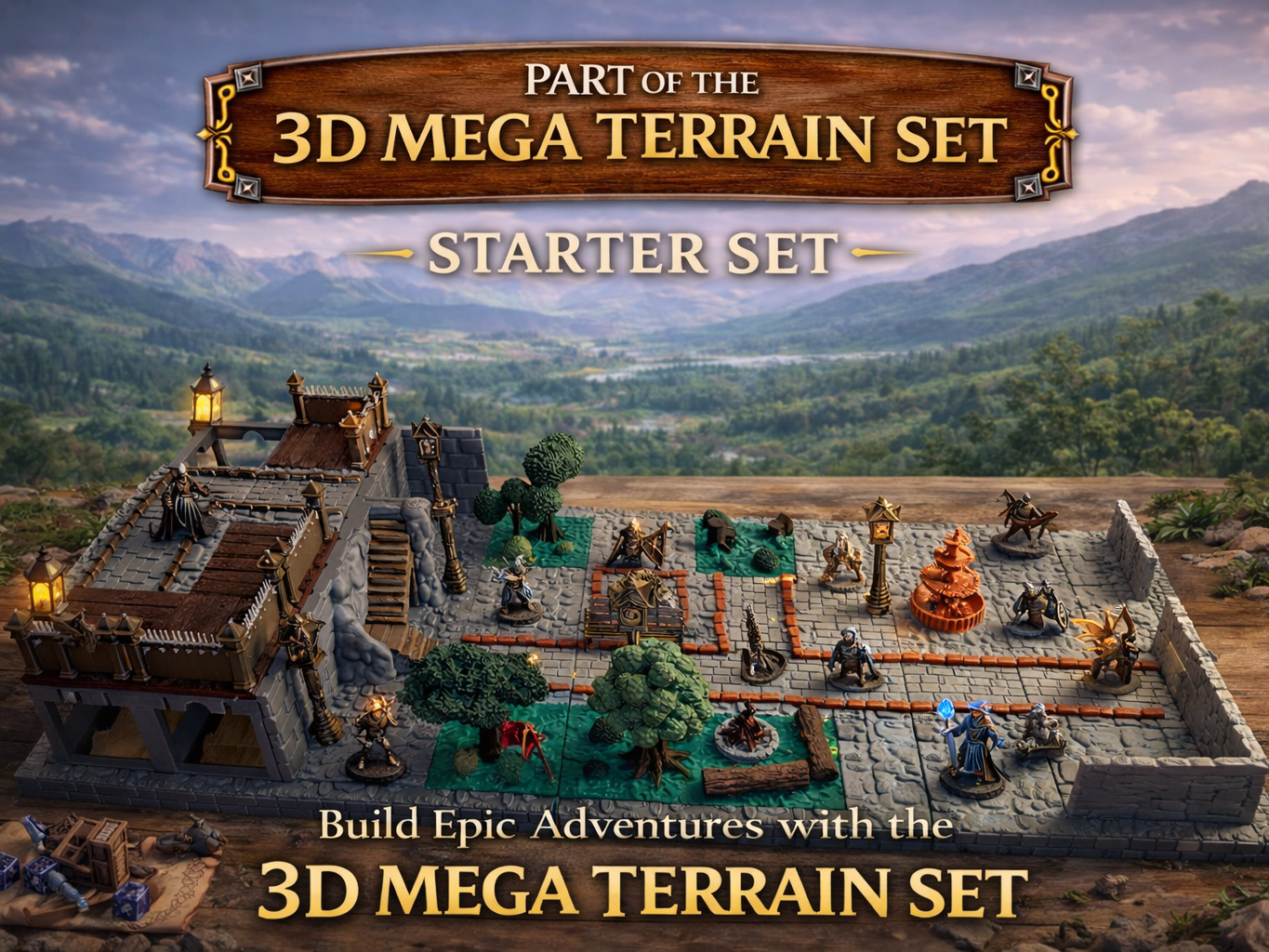 3D MEGA TERRAIN SET – STARTER SET