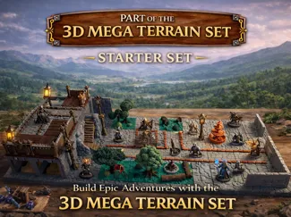 3D MEGA TERRAIN SET – STARTER SET