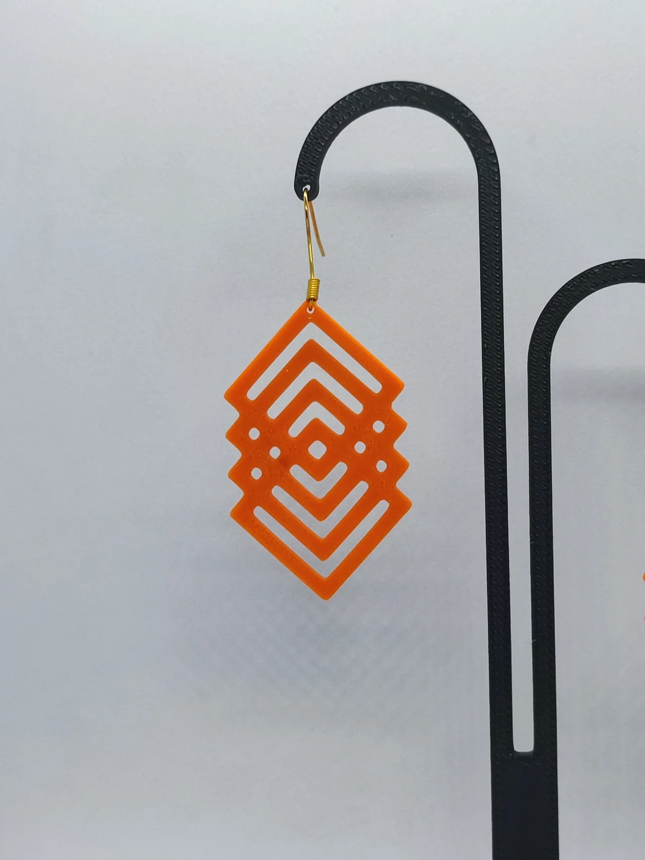 Aretes Fuego Geométrico view 4