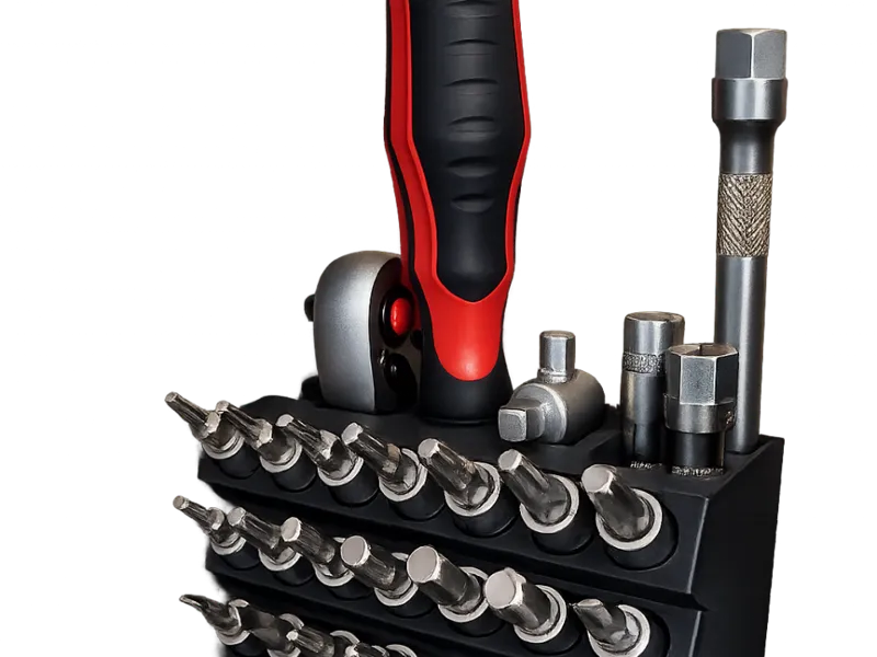 Wandhalter KS-Tools 1/4" Steckschlüsselsatz