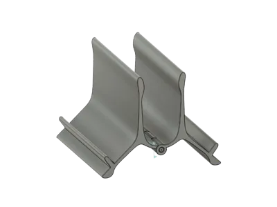 Vertical Laptop Stand with Self-Clamping Mechanism