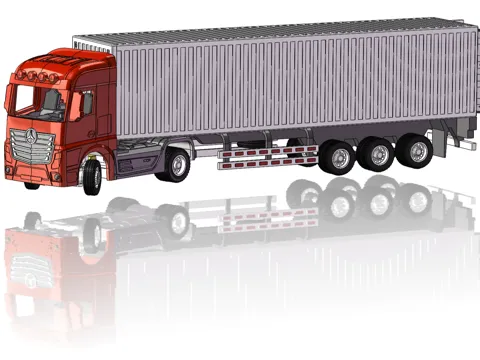 Modelo para impresión 3D: 1：50重卡遥控3D打印模型 — referencia de MakerWorld