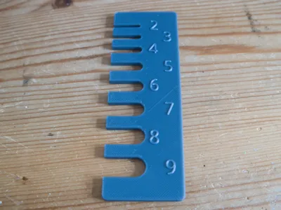 Material Thickness Step Gauge (2mm - 9mm)