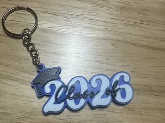 Class of 2026 graduation keychain 