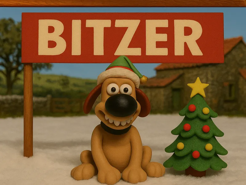 Bitzer Shaun The Sheep Christmas Decoration 