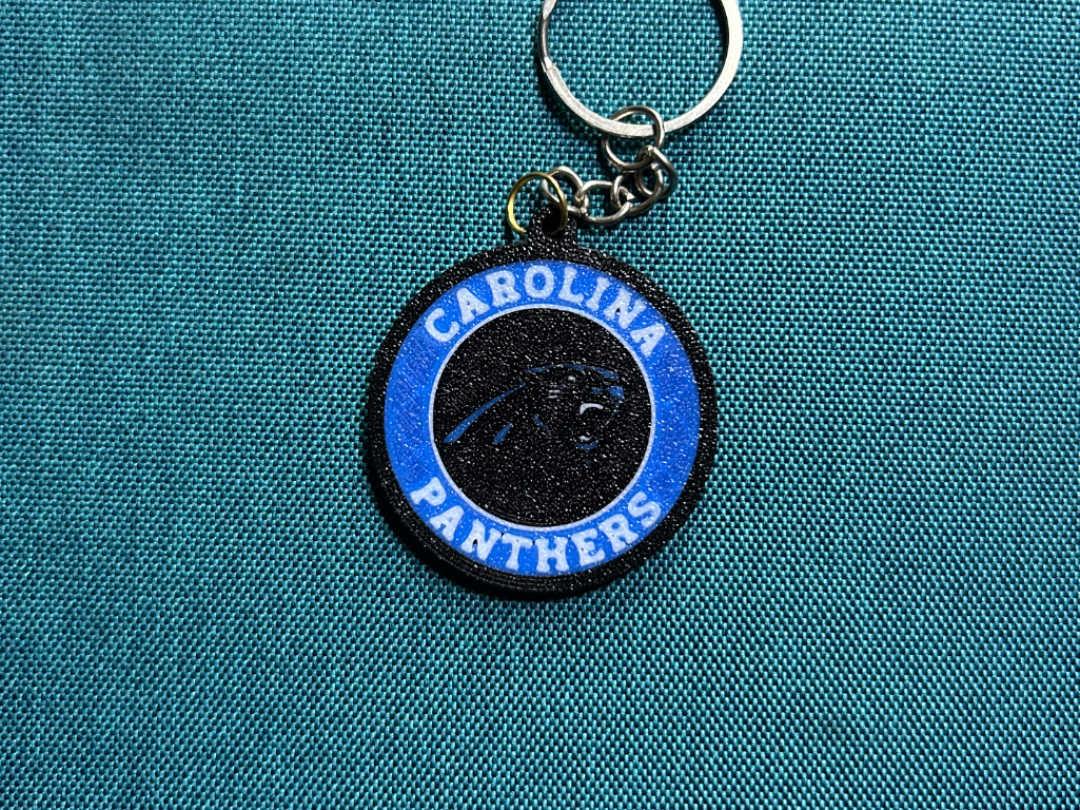 Carolina Panthers Keychain