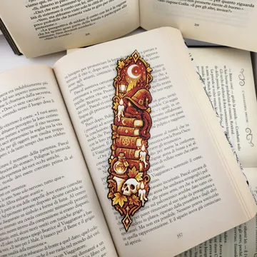 Accesorio de lectura: Halloween Book Marker Gothic Witch Bookmark — vista de referencia 3