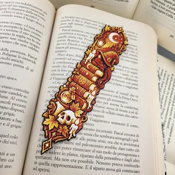 Accesorio de lectura: Halloween Book Marker Gothic Witch Bookmark — vista de referencia 5