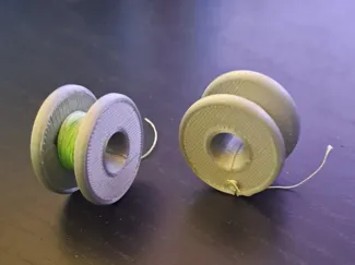 Small fishing line spool 