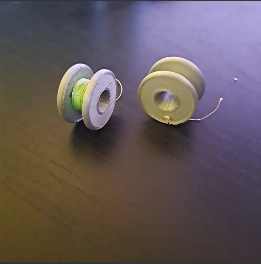 In Line Spool small fishing line spool - Free 3D Print Model - MakerWorld