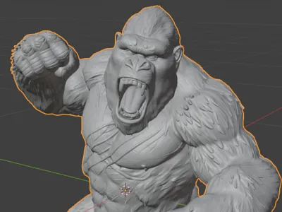 Titan Gorilla | Godzilla vs. Style Model
