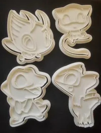 Emporte-pièces et tampons Pokémon chibi, lot de 10 — photo 2
