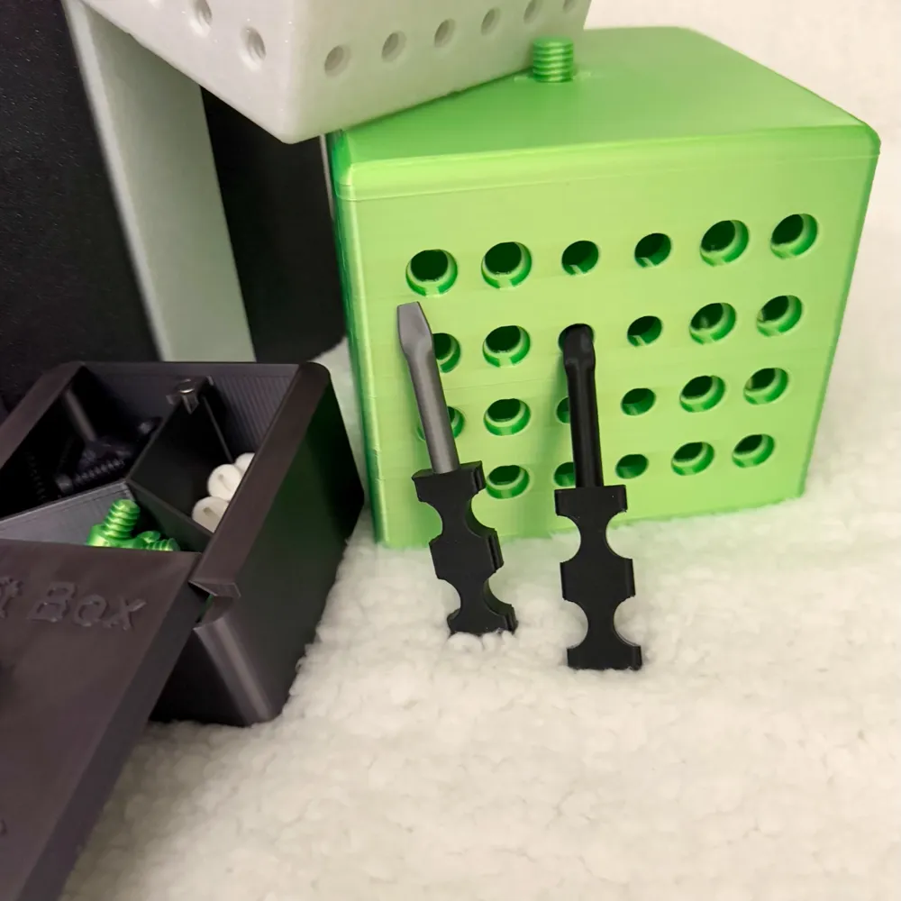 Gift Box Modified Ribbon to Hold Screwdriver - Free 3D Print Model ...