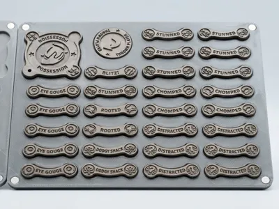 Magnetic Carry Case for Blood Bowl Season 3 Tokens