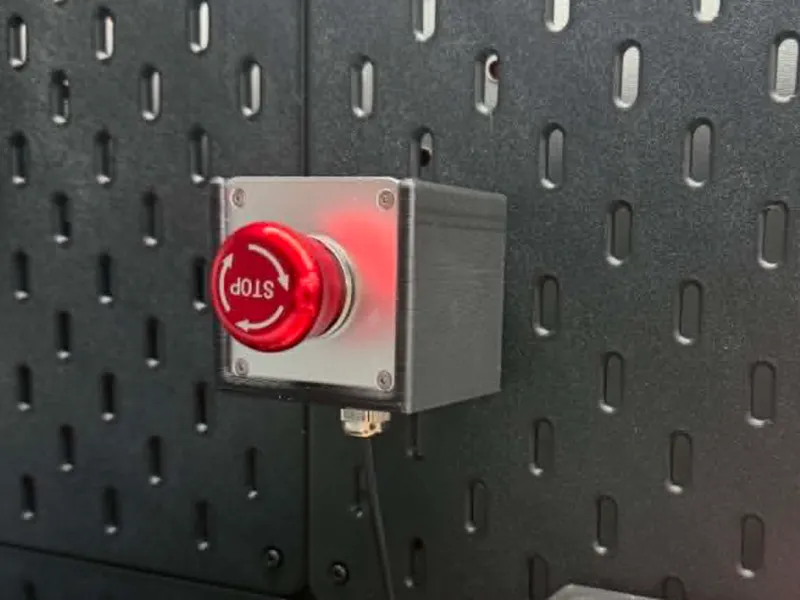 Mount For Carvera E-Stop (Fits Ikea Skadis)