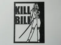 Silhouette Kill Bill — déco murale — photo 1
